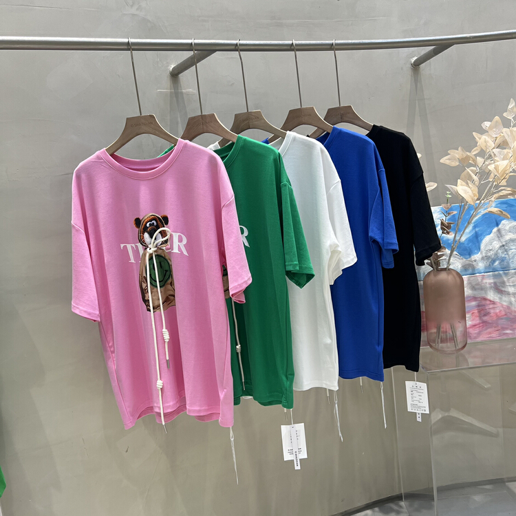 New year in early spring! [o.shazidian] Korean Pullover printed short sleeve T-shirt 88017# CSX