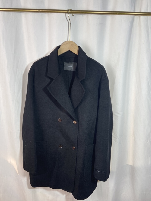 [yspy store] double breasted loose Vintage Coat (wool 10%) ys1-784# Cl