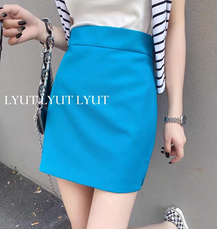 [trustme] Korean soft wind clean color skirt 66240# ozq