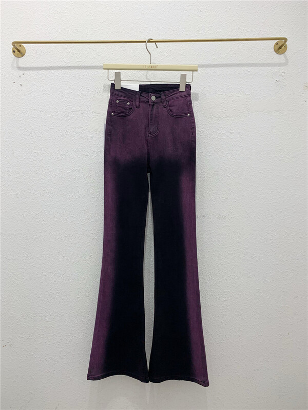 [u.she] Korean gradient slim jeans 32170# cqw