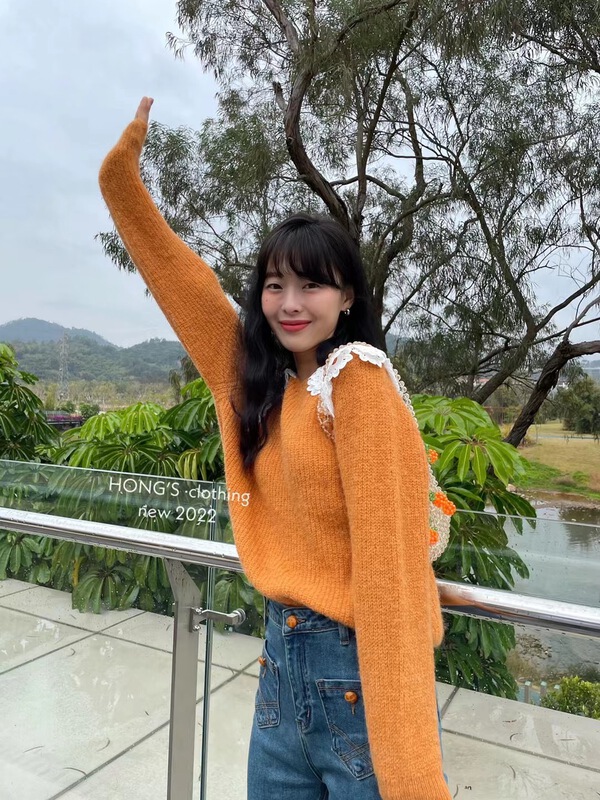 New year in early spring! [Hong's] Korean versatile Pullover Sweater 2202# ll