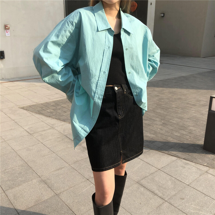 Original price 77.83! New year in early spring! [clean space] Korean style versatile A-line skirt b-27092# CLS