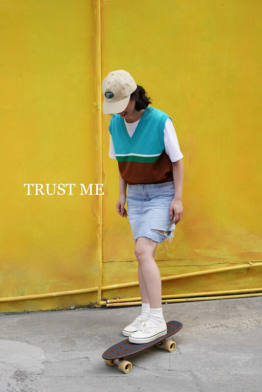 現貨!早春上新!【TRUSTME】韓版顯瘦百搭馬甲  67790#  OZQ