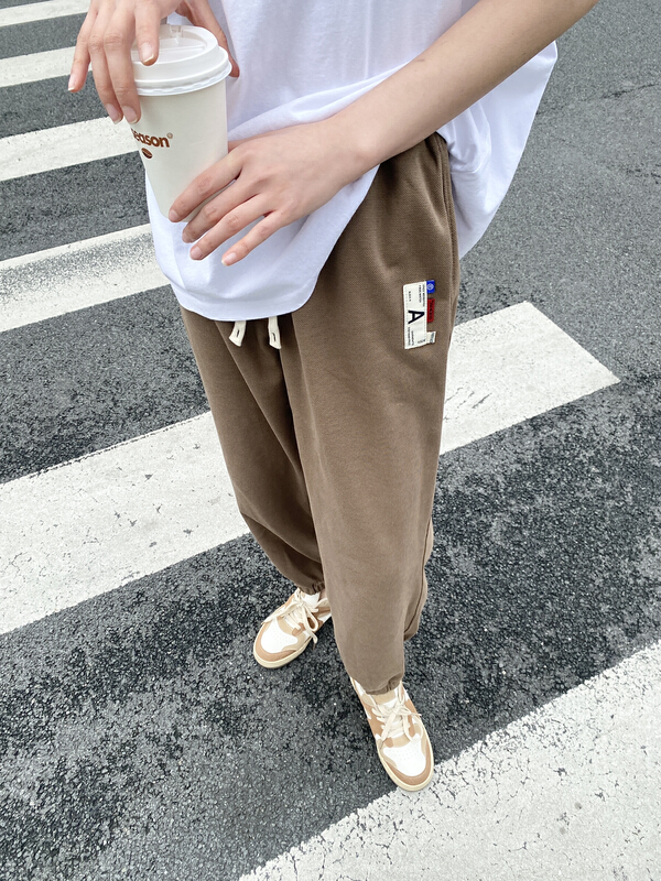 New year in early spring! [two percent] A-shaped label drawstring casual pants 9839# LSL