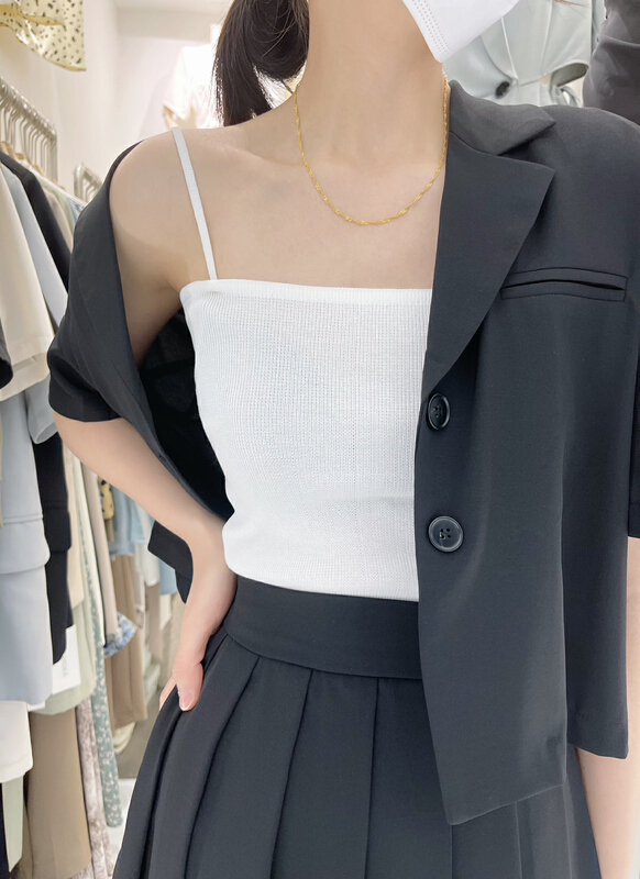 [salmoka] fashionable, simple and versatile vest / sling 310# lwy
