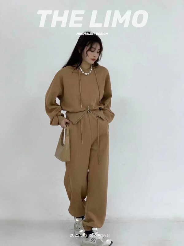 New year in early spring! [the limo] half zipper hooded loose fitting sweater 6628# XYJ