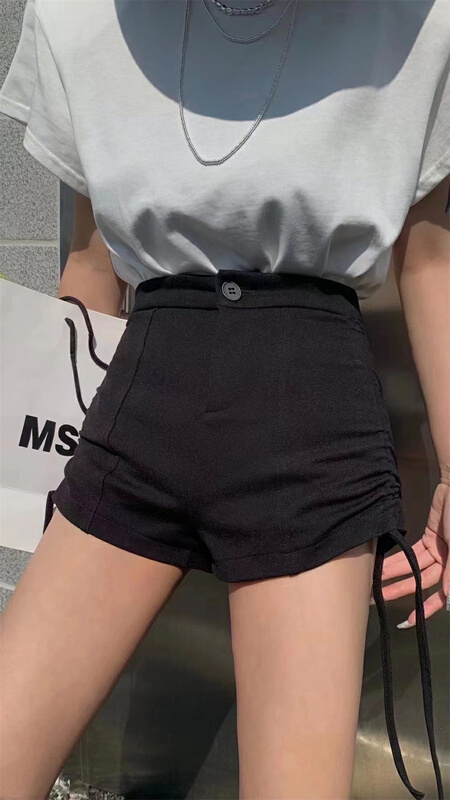 goods in stock! New in early summer! [Yan Zhen] drawstring versatile high waist casual shorts 66755# PCZ