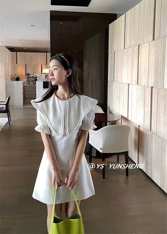 New in early summer! [Yunsheng] temperament lady large lapel dress 6688# L