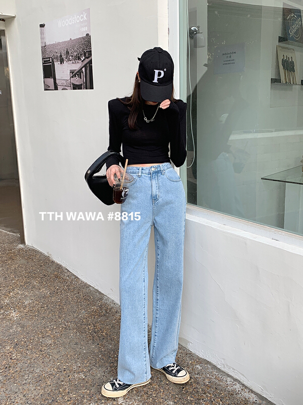 New year in early spring! [Wawa] Korean versatile casual jeans 08815# CJJ