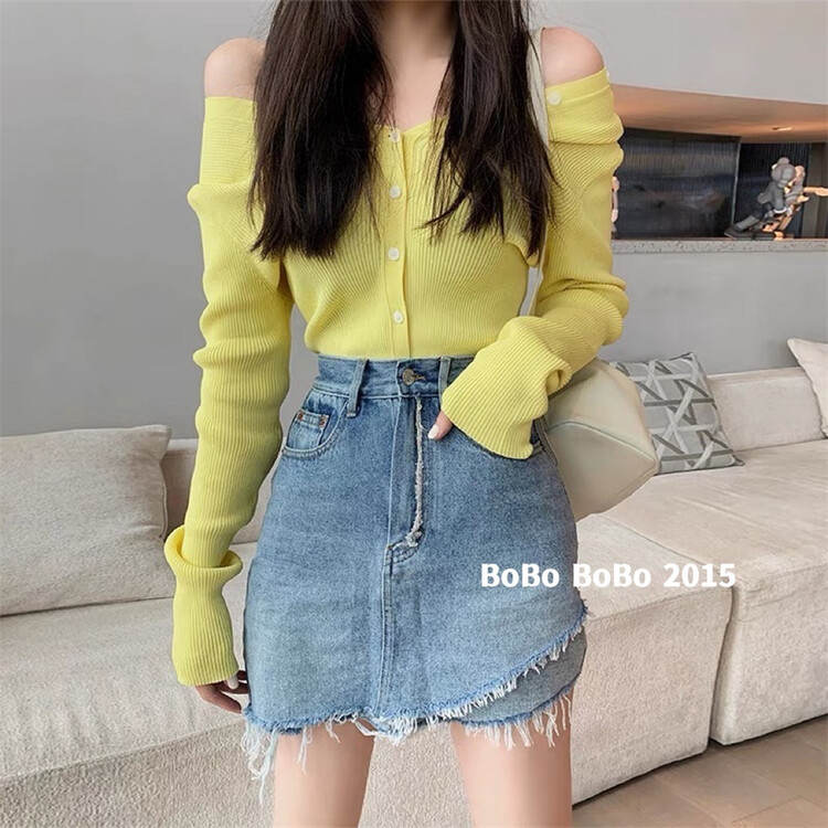 New in early summer! [Bobo] Korean high waist slim A-line skirt 2015# cqw