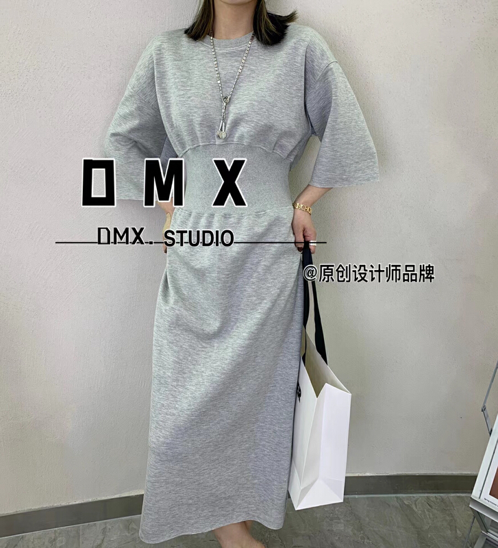 New year in early spring! [DMX] casual crew neck solid short sleeve dress 6016# XYY