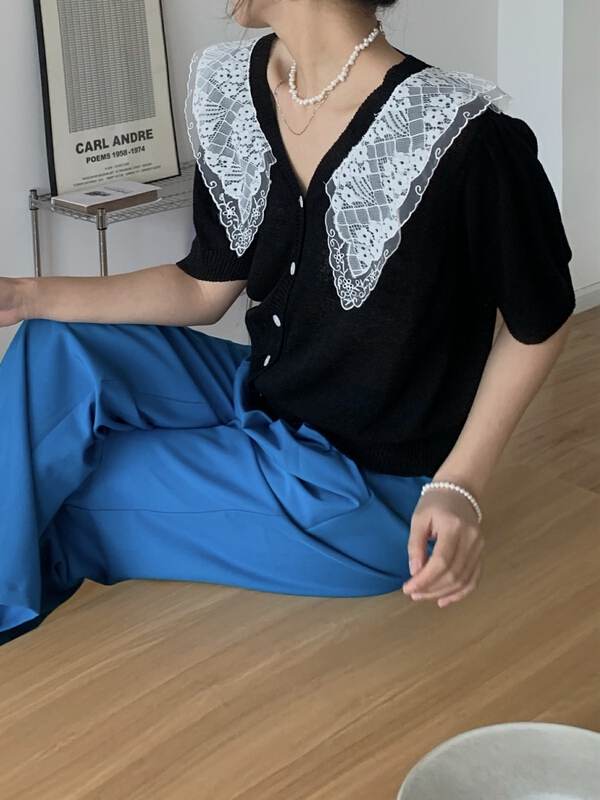 【MEET+STUDIO】V領時尚百搭小衫  S270#  LSL