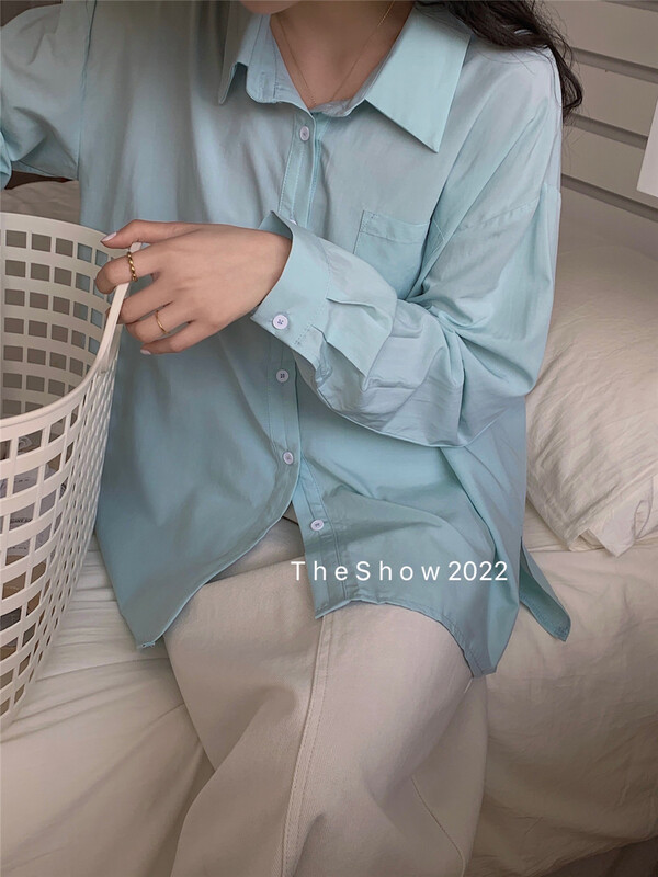 Original price 73.32! New year in early spring! [the show] Korean loose fashion Japanese shirt ys1-20116# CLS