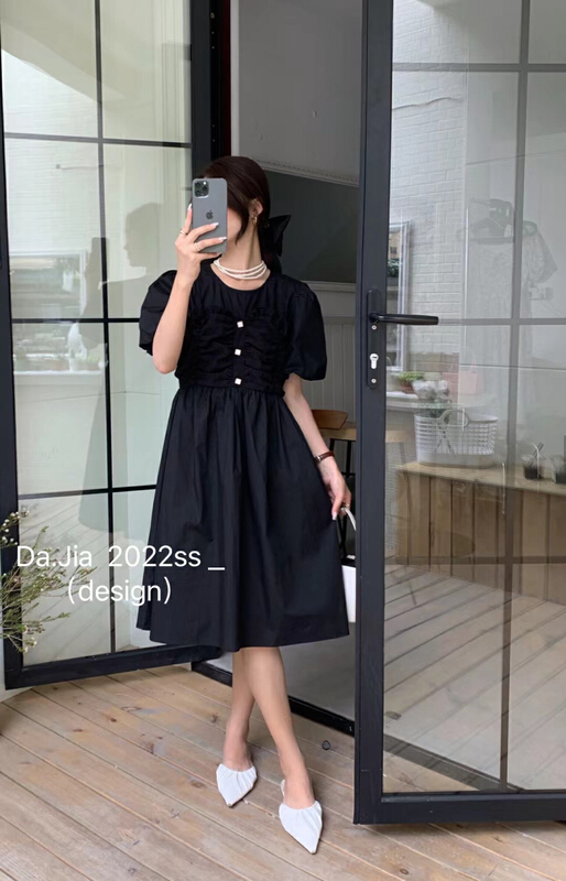 Original price 88.99! [Dajia] Korean gentle lady dress 22232# CLS