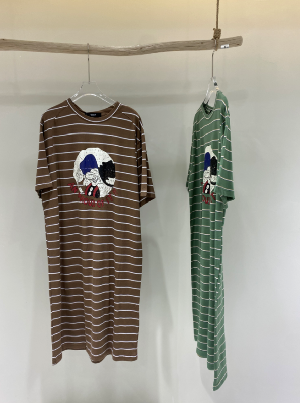 goods in stock! New in early summer! [just soso] simple, casual and versatile loose dress 6938# CLS