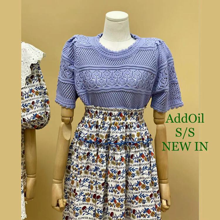 goods in stock! New in early summer! [addoil] versatile and gentle blouse 471# zxl