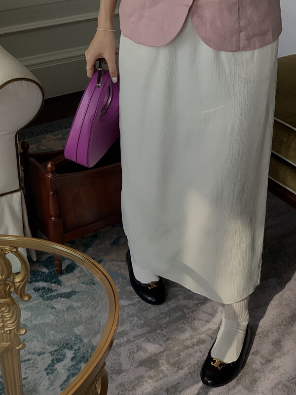 goods in stock! New year in early spring! [on line] elastic waist, slim and comfortable skirt 6060# lwy