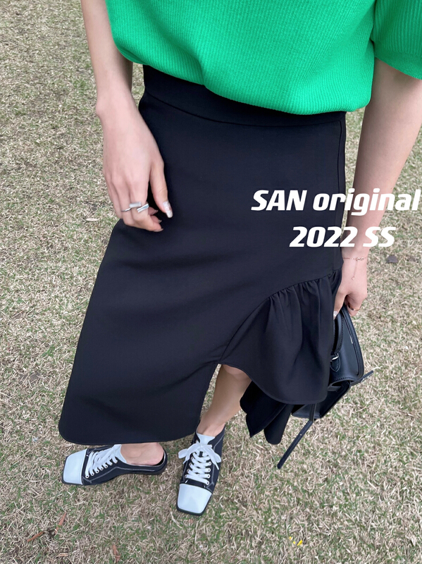 New year in early spring! [San original] Korean version irregular skirt skirt skirt 316# LSL