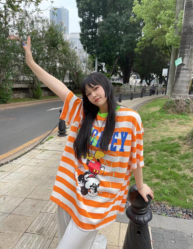 [wlady] Korean loose Mickey short sleeve T-shirt (T-shirt only) 333# WTT