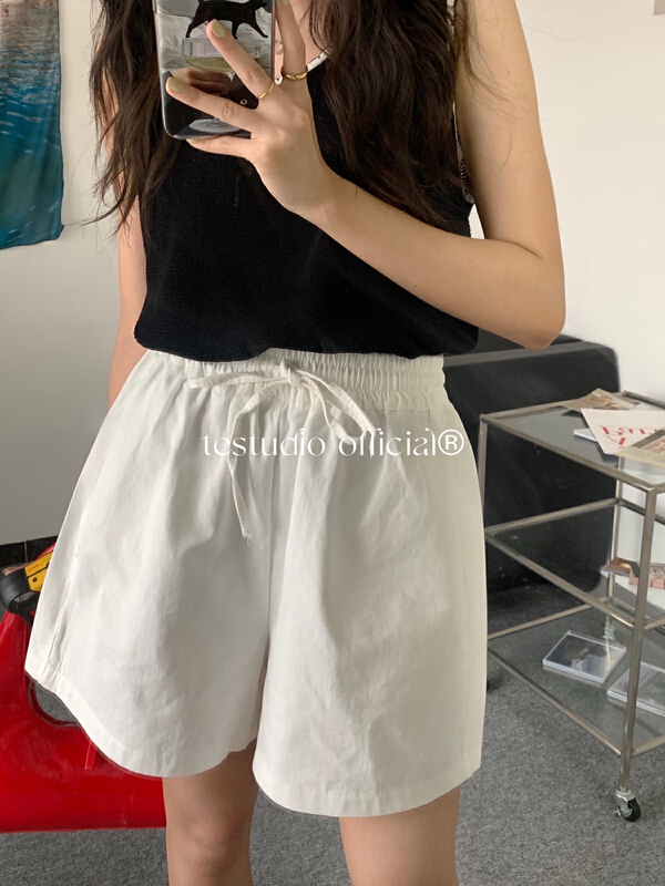 [te Tejia] elastic waist comfortable Korean casual shorts 8038# HBx