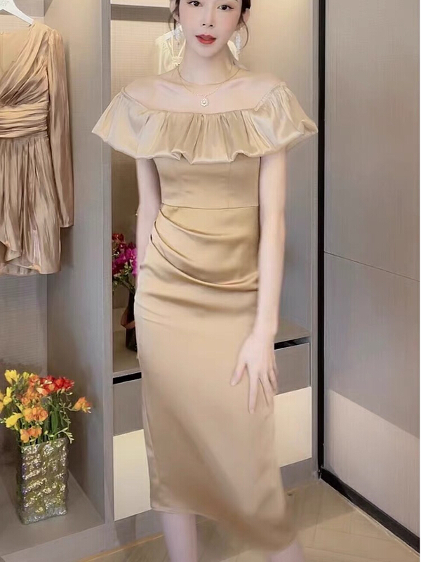 New in early summer! [Yingying new clothes] fashionable and elegant dress 7190# Cl