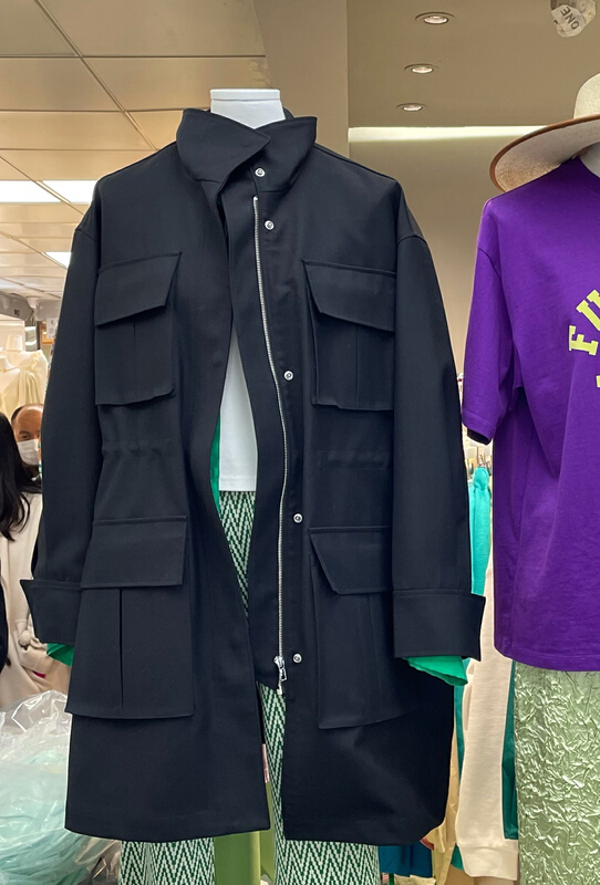 goods in stock! New year in early spring! [trust] zipper waist closed solid color windbreaker 67040# jhy