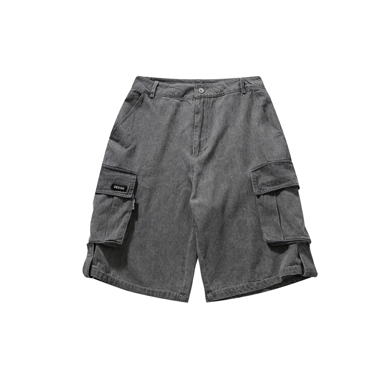 New in early summer! [Tess] thin wash denim overalls 5-point casual shorts losk416# ZZL