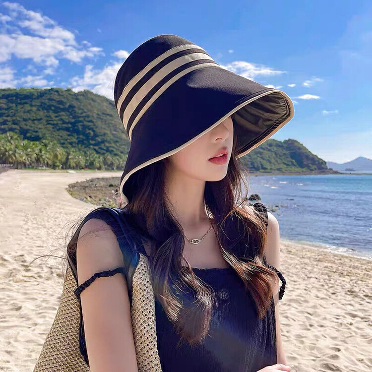 [aestheticism hat industry] color blocking fashion versatile hat 3119# LSL