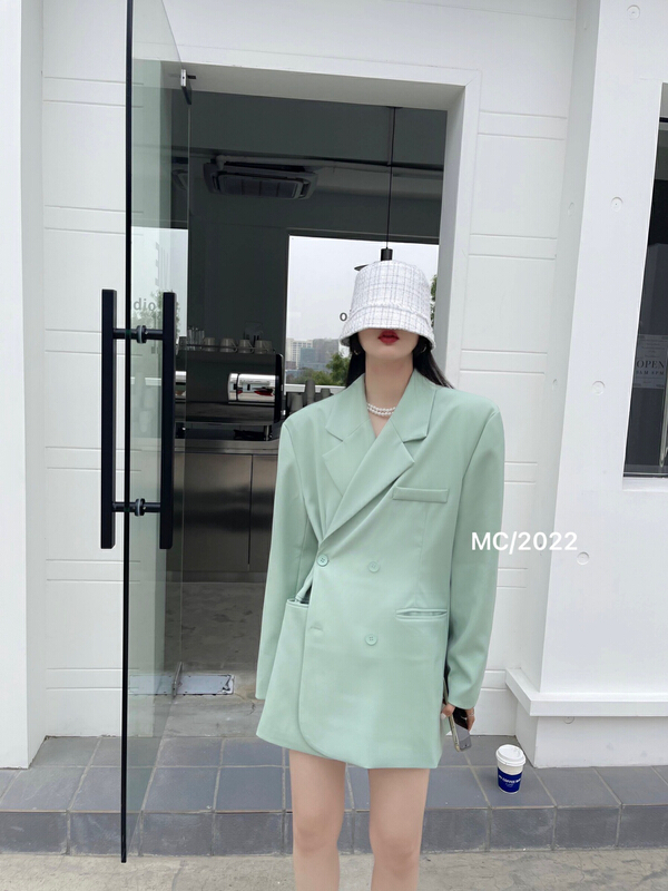 goods in stock! New year in early spring! [MC] advanced double breasted medium length suit 8813# XYJ