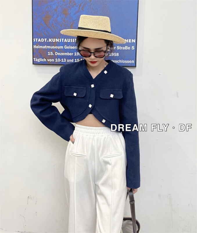New year in early spring! [dream fly] small minority design short style small fragrance short coat 61053# XJ