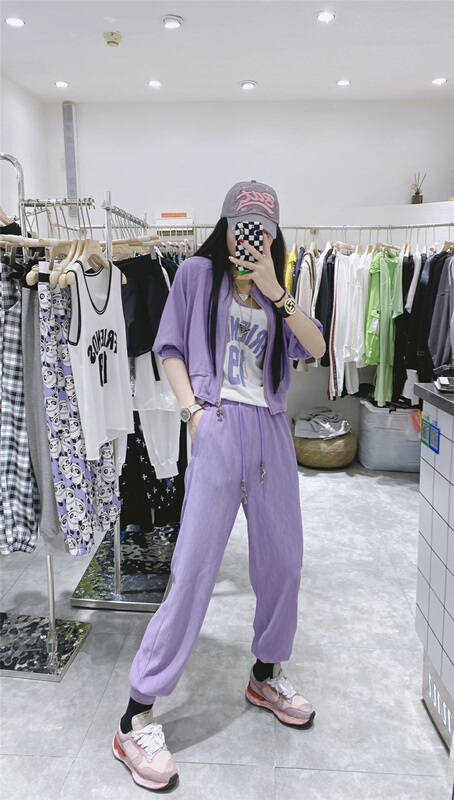 New year in early spring! [Dani] Korean simple and versatile coat + loose wide leg casual pants set aj133# zyh