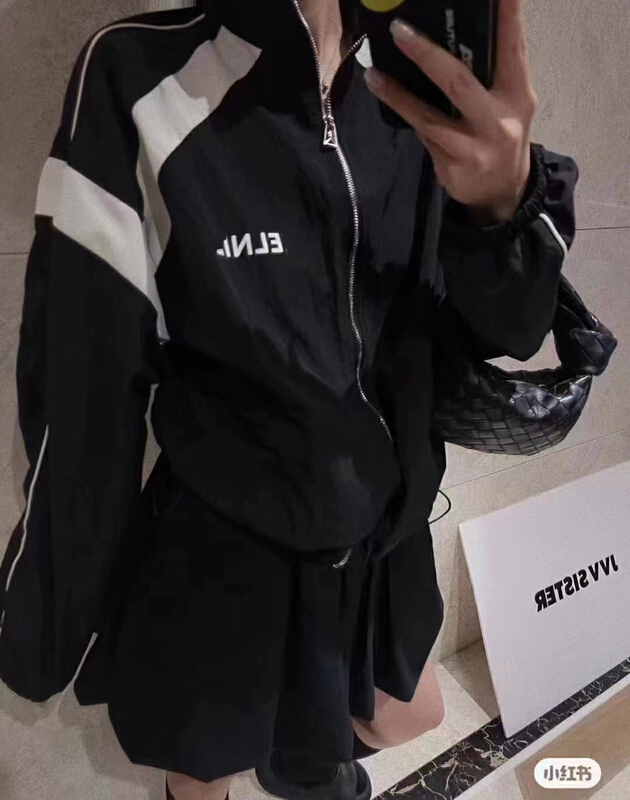 goods in stock! [I do do] letter zipper Korean sunscreen shirt 8101# cqw