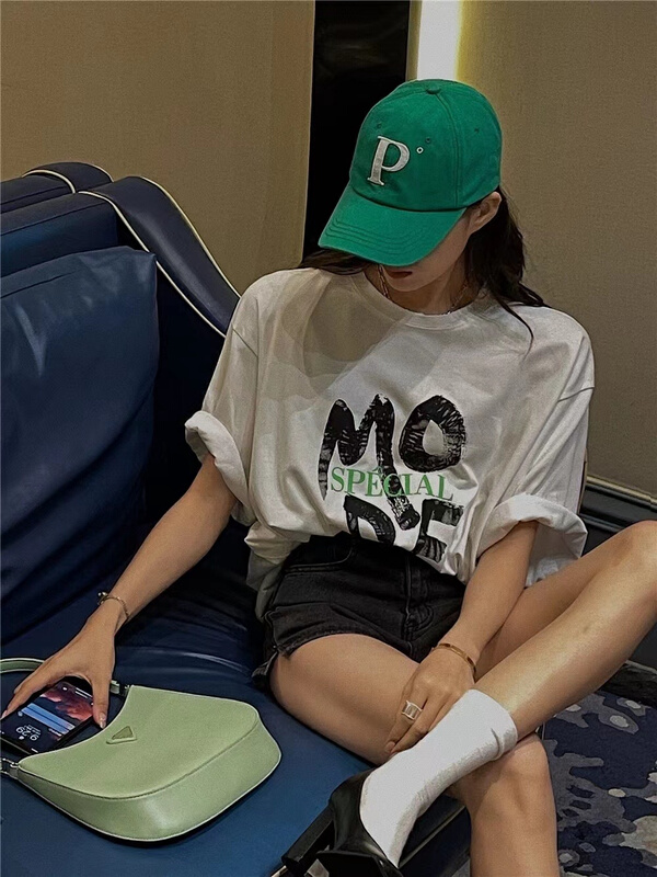 New in early summer! [didi] Korean letter loose short sleeve T-shirt 5103# ozq