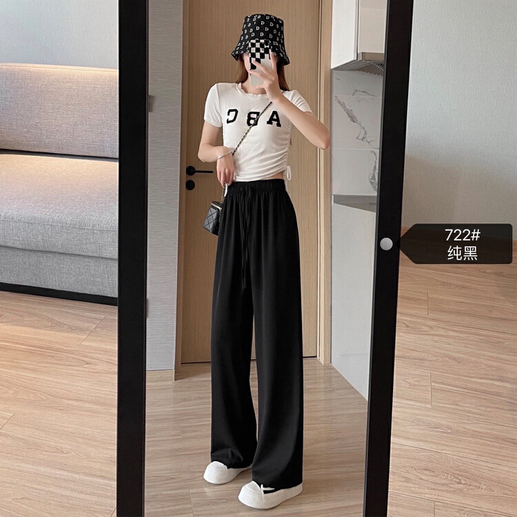[M +] wide leg comfortable Korean casual pants 722# CLS