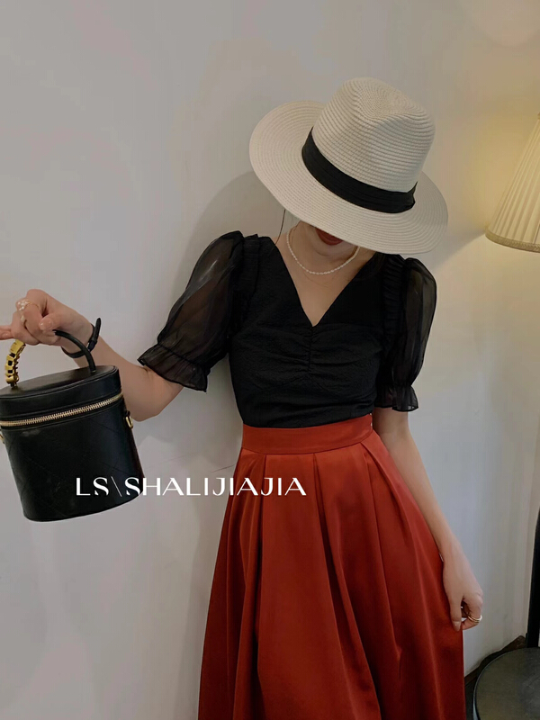 【 LS 】 slim and versatile little shirt 60092# WPL