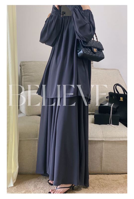goods in stock! New in early summer! [believe] soft and gentle, continuation of pleated design, skirt bl8051-1# cqw