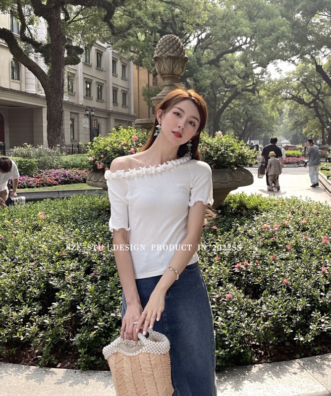 [Sze] sweet, gentle and versatile short sleeve T-shirt 20160# zxx