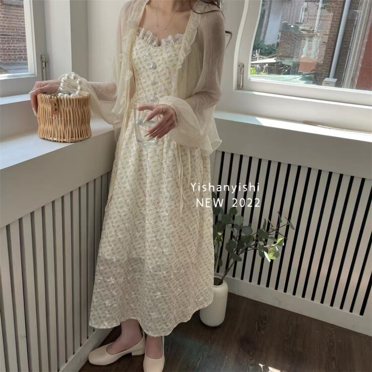 【衣衫衣世】碎花淑女無袖連衣裙  710#  HJY