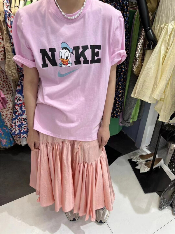 goods in stock! New in early summer! [miss coffee] Korean Donald Duck print short sleeve T-shirt 2006# XYJ