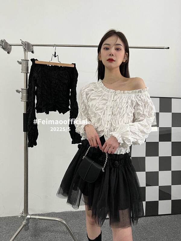 New year in early spring! [Feimao Philippine cat] fashion Korean style small shirt ym-8033# LSL