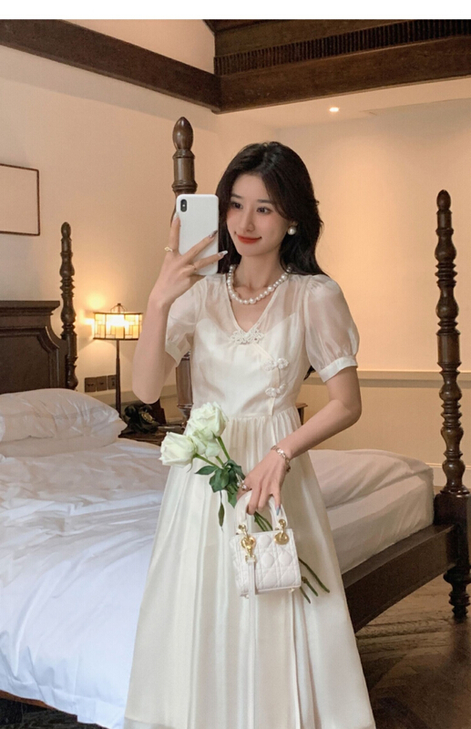 [jun.t] French fairy gentle style high-level sense minority design dress ys1-6028# PCZ