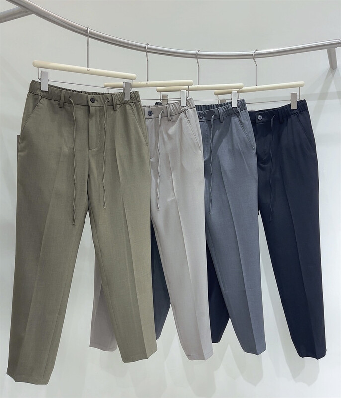 New in early summer! [small ares] drawstring comfortable casual pants 8852# ZZL