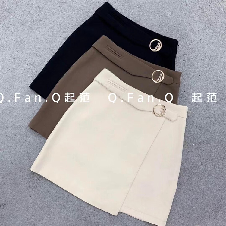 [style] featured waist stitching fashion slim skirt 8603# XBL
