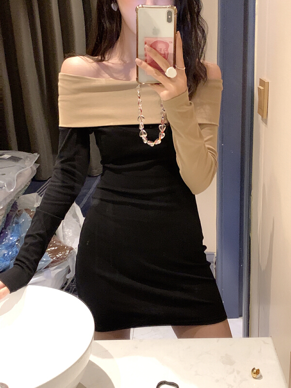 goods in stock! New year in early spring! [Vanessa] Korean fashion versatile dress 6049# ozq