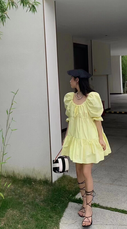 [Korean C family] French slim loose doll dress 9494# PCZ