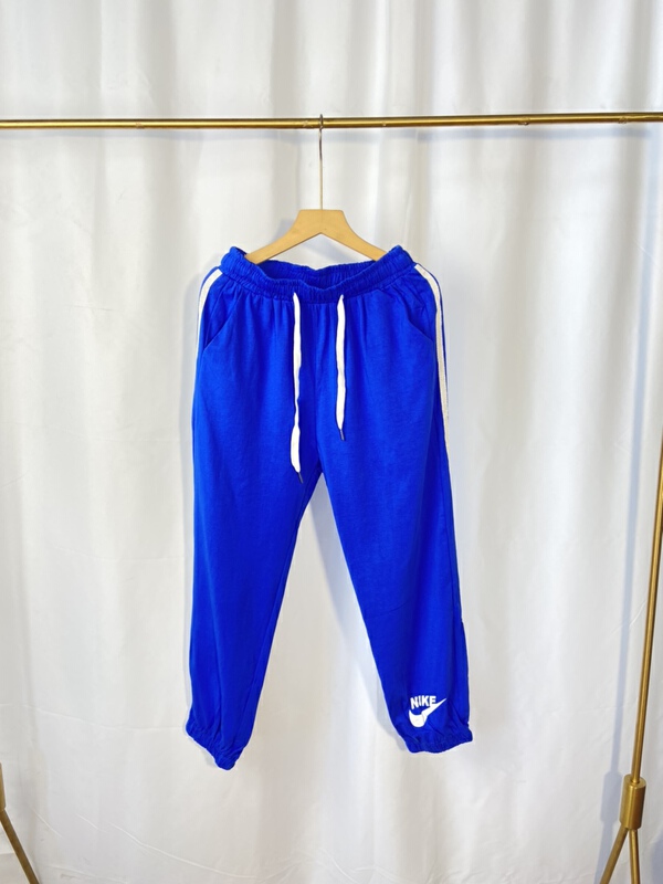 goods in stock! [Yi show shop] side stripe loose sports casual pants 650# Cl