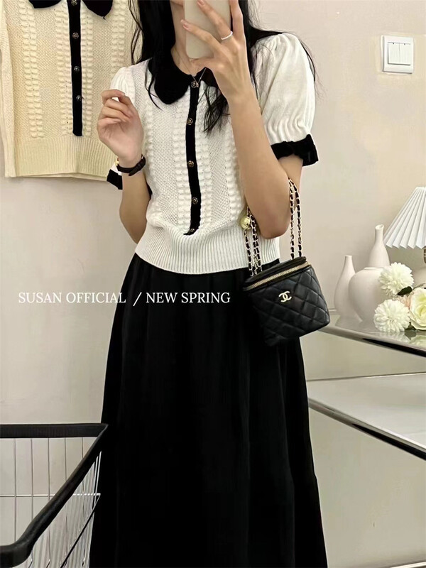 New in early summer! [Susan] color blocking Korean youth shirt 962# LSW