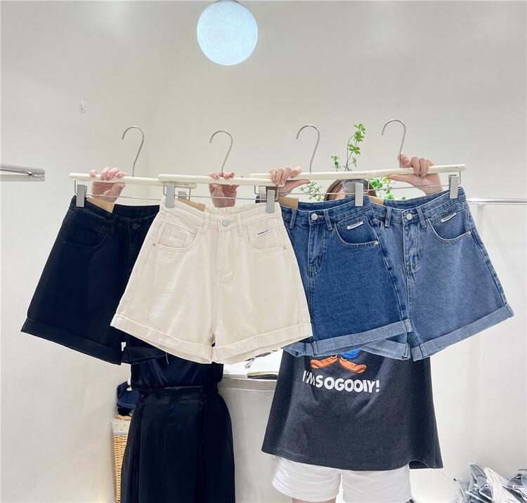 New in early summer! [cuvvi] label fashion retro thin denim shorts j1516# LSL
