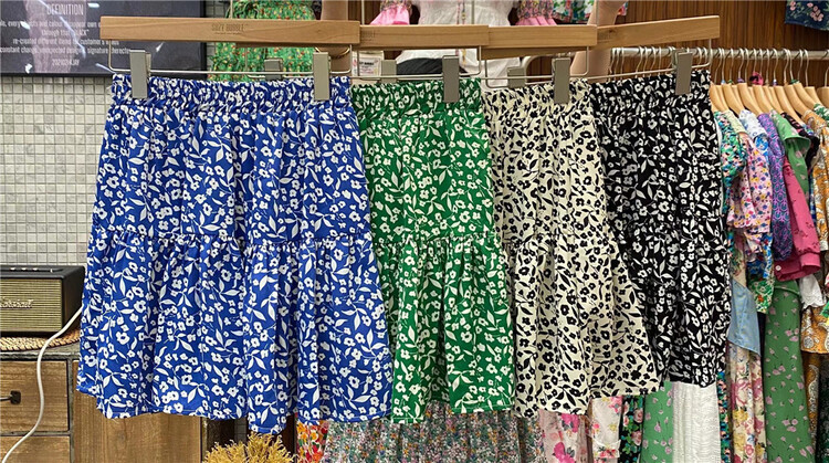 [N21] Vintage elegant floral skirt 603# WPL