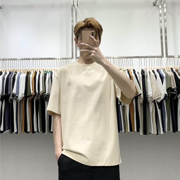 New in early summer! [wild club] round neck loose print short sleeve T-shirt c30017# ZZL